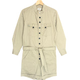 Beige COOKI TWILL Cotton Belted Romper / ZADIG & VOLTAIRE - Size XS
