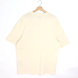 Beige Cotton Jersey Heart-Patch T-Shirt / AMI PARIS - Size L
