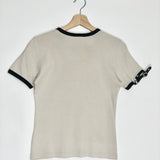 Beige Cotton Tee / COURREGES - Size S