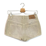 Beige DELMA Denim Lace Up Mini Shorts / ISABEL MARANT - Size 34