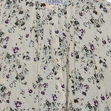 Beige Floral Loose-fit Cotton Blouse (SS23) / LAURENCE BRAS - Size 36