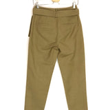 Beige INFELASA Linen Cotton Blend Tailored Belted Pants / IRO  Size 34