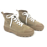 Beige ITINERAIRE Suede Ankle Boots / HERMES - Size 38.5