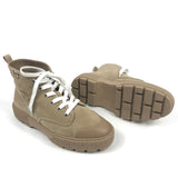 Beige ITINERAIRE Suede Ankle Boots / HERMES - Size 38.5