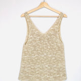 Beige Knitted Tank Top / MAISON STELLA & SUZIE - Size M