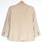 Beige LADY Wool Blend Double Breasted Jacket / BA&SH - Size 1