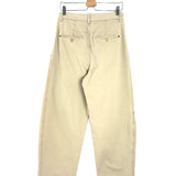 Beige LENADI Pleated Relaxed-Fit Wide-Leg Trousers / ISABEL MARANT - Size 38