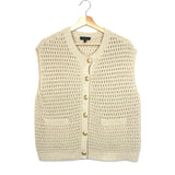 Beige MARLEE Cotton Sweater Vest / RAG & BONE - Size XS