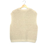 Beige MARLEE Cotton Sweater Vest / RAG & BONE - Size XS