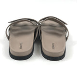 Beige Mastic CHYPRE Leather Sandals / HERMES - Size 37