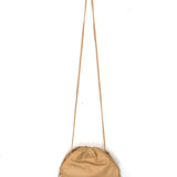 Beige MINI POUCH Leather Bag / BOTTEGA VENETA