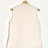 Beige Mock Neck Sleeveless Top / THEORY - Size S