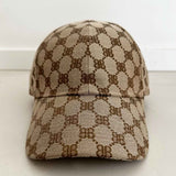 Beige Monogram Jacquard Hacker Project Cap (SS22) / GUCCI x BALENCIAGA - Size L