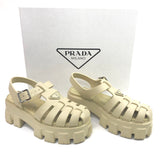 Beige MONOLITH  Rubber Sandals / PRADA - Size 37