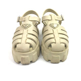 Beige MONOLITH  Rubber Sandals / PRADA - Size 37