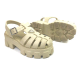Beige MONOLITH  Rubber Sandals / PRADA - Size 37