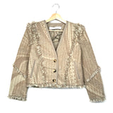 Beige Negila Cropped Boucle-tweed Jacket / IRO - Size 36