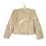 Beige Negila Cropped Boucle-tweed Jacket / IRO - Size 36