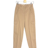 Beige Pelpha Cropped Cargo Pants / MAJE - Size 36