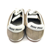 Beige PLUME Suede Sneakers / MIU MIU - Size 39
