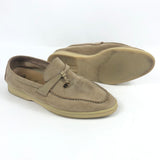 Beige Suede Summer Walk Loafers / LORO PIANA - Size 38