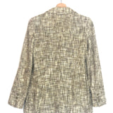 Beige Tweed CC Logo Buttons Silk Lined Classic Blazer Jacket / CHANEL - Size 36