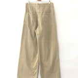 Beige VANA Fold Regenerative Cotton Wide Leg Pants / AGOLDE - Size 27