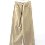 Beige VANA Fold Regenerative Cotton Wide Leg Pants / AGOLDE - Size 27