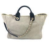 Beige/Taupe DEAUVILLE Medium Tote Bag / CHANEL