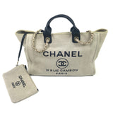 Beige/Taupe DEAUVILLE Medium Tote Bag / CHANEL