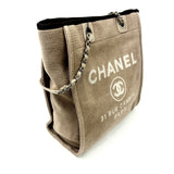 Beige/Taupe DEAUVILLE PM Tote Bag / CHANEL
