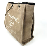 Beige/Taupe DEAUVILLE PM Tote Bag / CHANEL