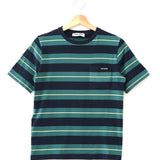 Billiard Green/Blue Cotton Jersey T-shirt / MIU MIU - Size M