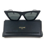 Black Acetate Cat Eye Sunglasses / CELINE