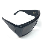 Black Acetate Oversized Thick Square Sunglasses / BALENCIAGA - One Size