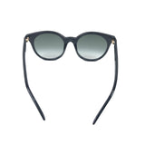 Black Acetate Round Frame Sunglasses / GUCCI