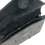 Black ALEX Python Silver Hardware Wallet / CLARIS VIROT