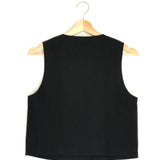 Black ALTEA Linen Sleeveless Top / SEZANE EDITIONS - Size 38