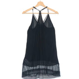 Black AMAKU Lace-insert Silk Camisole Dress / IRO - Size 34