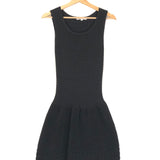 Black AMELIA Knitted Mini Dress / MAJE - Size 1