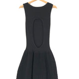 Black AMELIA Knitted Mini Dress / MAJE - Size 1
