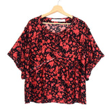 Black and Red Printed MAGICAL Top / IRO - Size 36