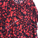 Black and Red Printed MAGICAL Top / IRO - Size 36