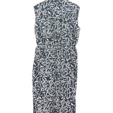 Black and White Bamboo Print Silk Tunic Maxi Dress / ROSEANNA - Size 36