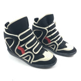 Black and White BUCKEE Bekett Velcro Straps Wedge Sneakers / ISABEL MARANT - Size 40
