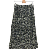 Black and White LENNY Asymmetric Midi Skirt / BA&SH - Size 1
