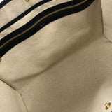Black and White Monogram TRIOMPHE Horizontal Tote Bag / CELINE