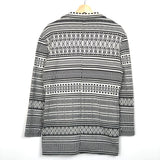 Black and White Printed Jacket / SWEEWE - Size S