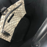 Black and White TAYLIN Monogram Tote Bag / ANINE BING