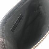Black Arena Classic Clip M Leather Clutch Bag / BALENCIAGA